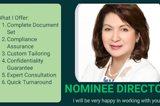 full set of documents for the appointment of nominee director in USA