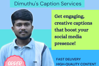 write engaging social media captions