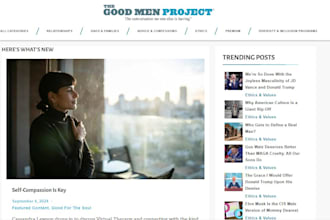do guest post on good men project and publicist paper