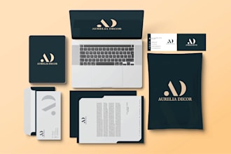 design a corporate visual identity package and minimalist logo
