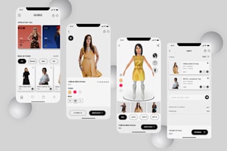do augmented reality shopping app with virtual tryon, ar for marketing and event
