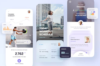 develop fitness app, gym app, workout app, exercise app, gym website