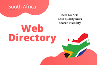 do 45 south african web directory submissions for SEO