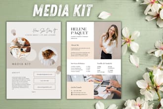 create media kit press kit epk one pager