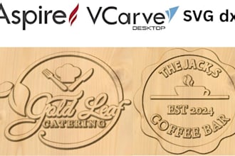 do 2d step and dxf svg for your cnc industries aspire vcarve pro