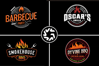 do logo and menu design for restaurants, pizza, bbq and more