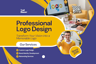 design a professional, modern, custom, minimalist logo for your business brand