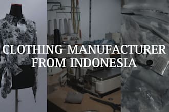 clothing manufacturer from indonesia first hand