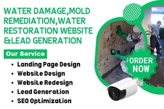 design water damage website mold remediation website water restoration website