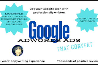 write phenonemal google ad copy