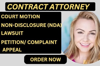 draft court motion, lawsuit, complaint, petition, appeal