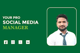 be your social media manager and personal assistant