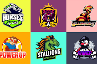 design modern mascot sports logo for sports team