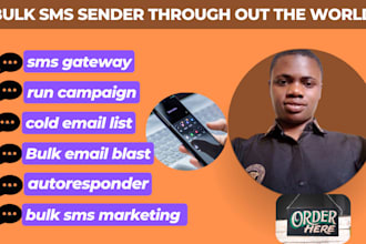 send unlimited bulk sms text message, email campaign, twilio to your targeted