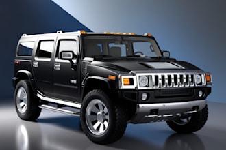 do 3d car modeling, car design, truck, gta v , fivem, roblox, for 3d printing