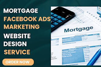 design mortgage website to generate mortgage home loan leads real estate leads