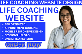 design life coaching website, consulting website, paperbell booking, calendly