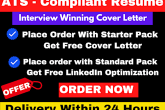 write professional resume and cover letter writing for job application success