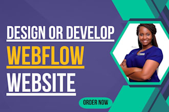 design, redesign,update or fix webflow website,convert your figma to webflow