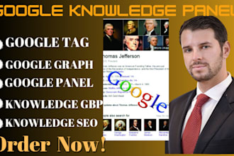 create a google knowledge panel or graph for any category