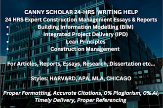 write expert construction management essays and reports