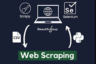 do web scraping,google maps scraping,python script,web automation,data scraper
