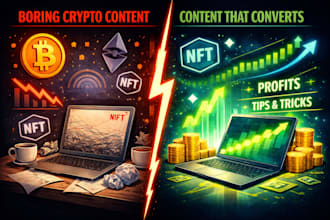 do crypto, blockchain, trading, and bitcoin online course writing, ghostwriting