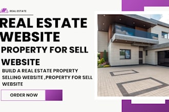 create a real estate property selling website ,property for sell website