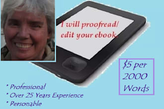 professionally proofread and line edit your ebook