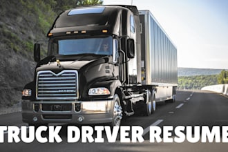 write truck driver resume, pilot, sailor, dispatcher, cargo, it tech resume, cv