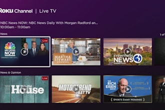 develop smart tv app, roku channel, samsung tv ,lg tv, fire tv, android tv app