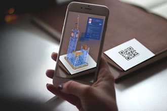 develop ar business card app, ar for business, vr for businesses, ar app, VR app