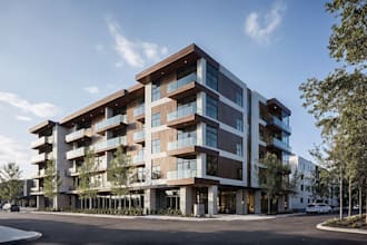 do exterior design 3d modeling and rendering of house and commercial building