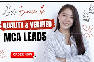 provide high quality targeted merchant cash leads  mca leads