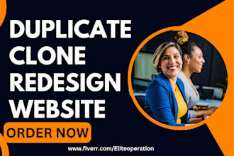 design duplicate clone business convert shopify store webflow redesign website
