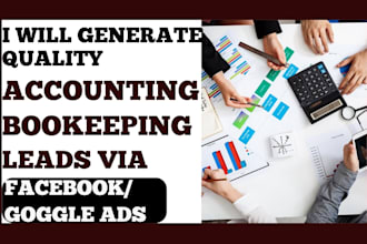 generate quality accounting bookkeeping leads via fb ads