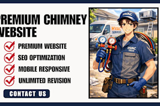 design chimney website chimney repair website chimney hvac website design