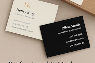 design a professional business card in canva