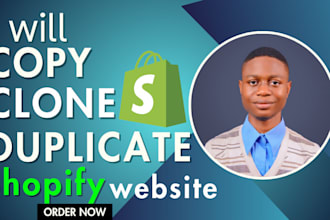 clone, copy, duplicate, replicate, revamp shopify store,change shopify theme