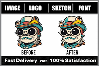 redesign, redraw, fix, update, and modify your existing logo