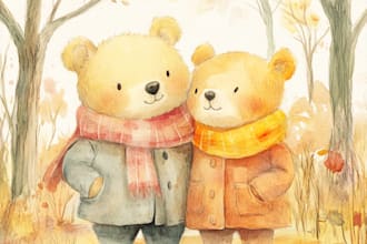 children story book illustration, children story book illustrations