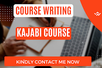 create ebook online course content kajabi course creation training course writer
