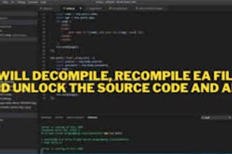 decompile ea forex file, to readable source code, remove ea license