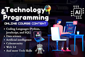 create artificial intelligence, cybersecurity, kali linux online course content
