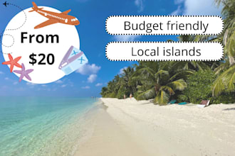 plan for you a budget travel itinerary to maldives