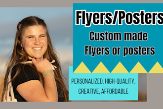 create a unique poster or flyer to print