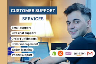 provide customer support, live chat, email and phone services