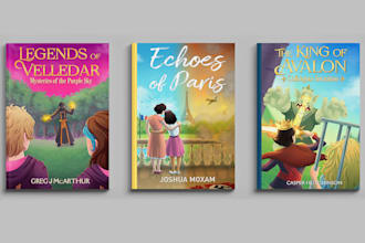 draw your romance, sci fi, fantasy ya childrens book covers