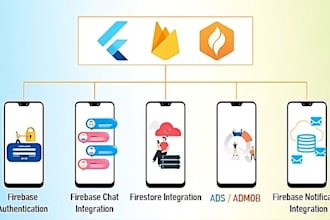 convert your concepts into a functional flutter app with firebase integration