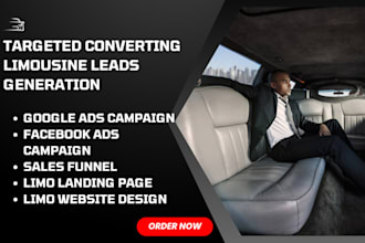 highly converting limo leads limousine leads taxi booking leads chauffeur leads